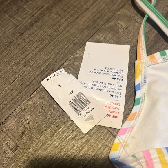 Old Navy Striped One-Piece Swimsuits Girls XXL - Picture 3 of 4